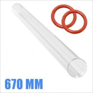 Tube quartz 670MM